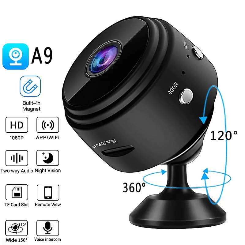 A9 Mini WiFi Camera 1080P HD I Your Ultimate Portable Security Solution